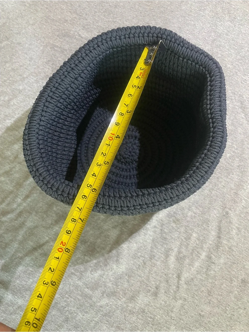 Ribbed Knit Black Men's Beanie Hat